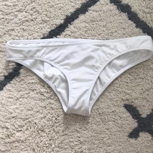Victoria’s Secret white bikini bottoms